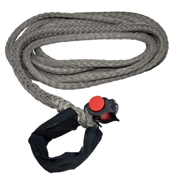 Lockjaw 9/16 in. x 25 ft. 13,166 lbs. WLL. LockJaw Synthetic Winch Line Extension w/Integrated Shackle 21-0563025